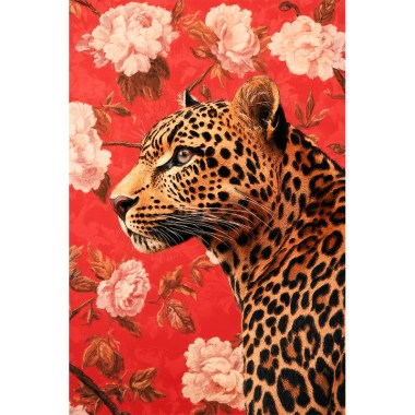 Leopard vintage art